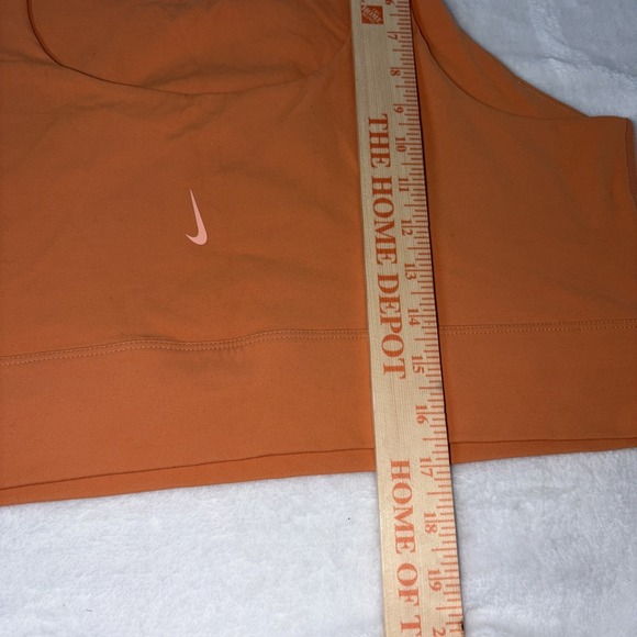 Nike Yoga Alate All U Infinalon Sports Bra Burnt Sunrise XXL Light Support Chic - Picture 7 of 8